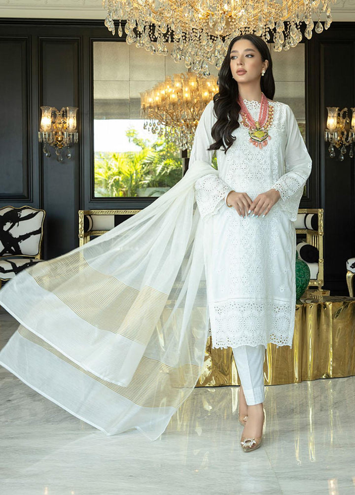 Kalyan By ZS Textiles Embroidered Chikankari Suits Unstitched 3 Piece KZS22F 01 - Festive Collection