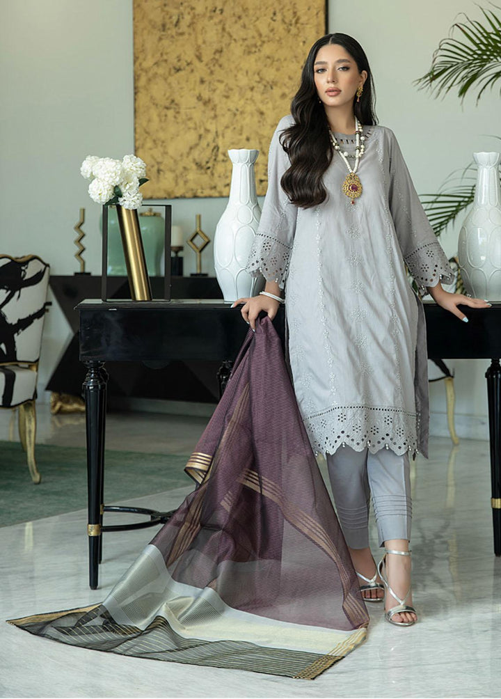 Kalyan By ZS Textiles Embroidered Chikankari Suits Unstitched 3 Piece KZS22F 03 - Festive Collection