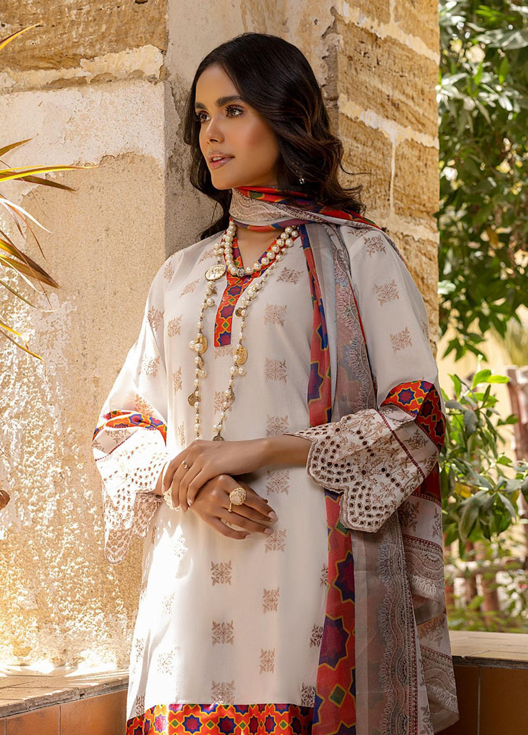 Kalyan By ZS Textiles Embroidered Lawn Suits Unstitched 3 Piece ZS23K D1 - Summer Collection