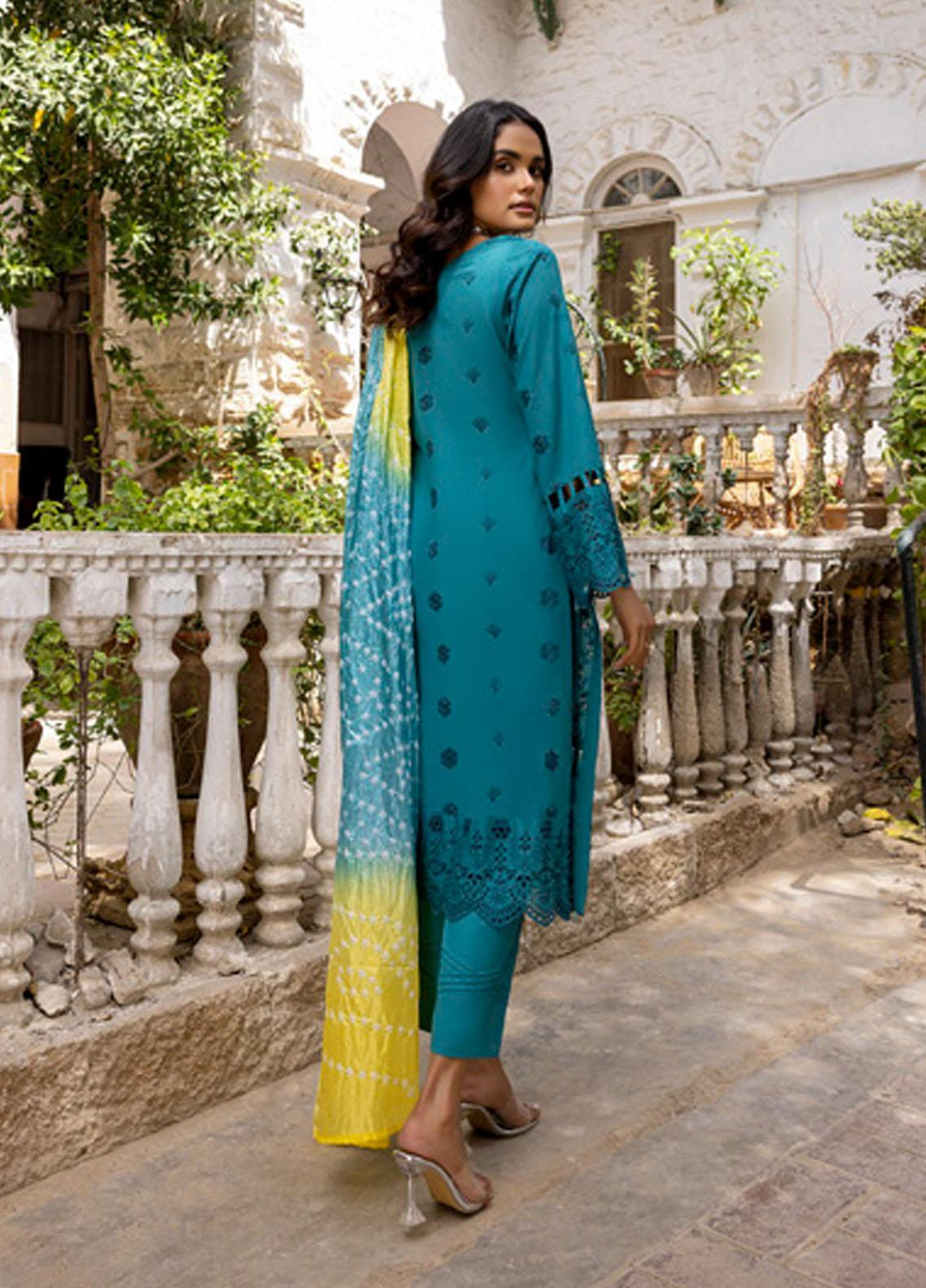 Kalyan By ZS Textiles Embroidered Lawn Suits Unstitched 3 Piece ZS23K D4 - Summer Collection