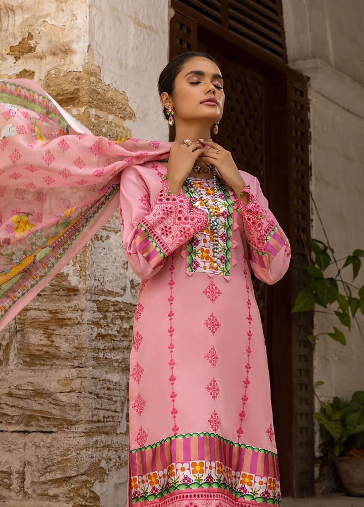 Kalyan By ZS Textiles Embroidered Lawn Suits Unstitched 3 Piece ZS23K D7 - Summer Collection