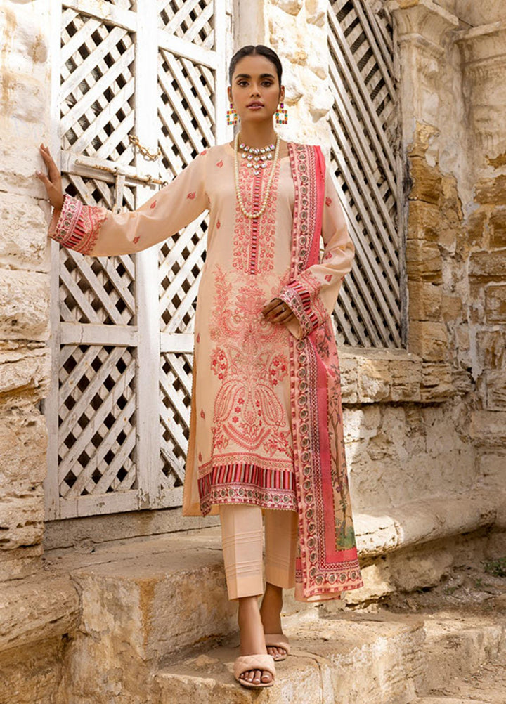 Kalyan By ZS Textiles Embroidered Lawn Suits Unstitched 3 Piece ZS23K D8 - Summer Collection