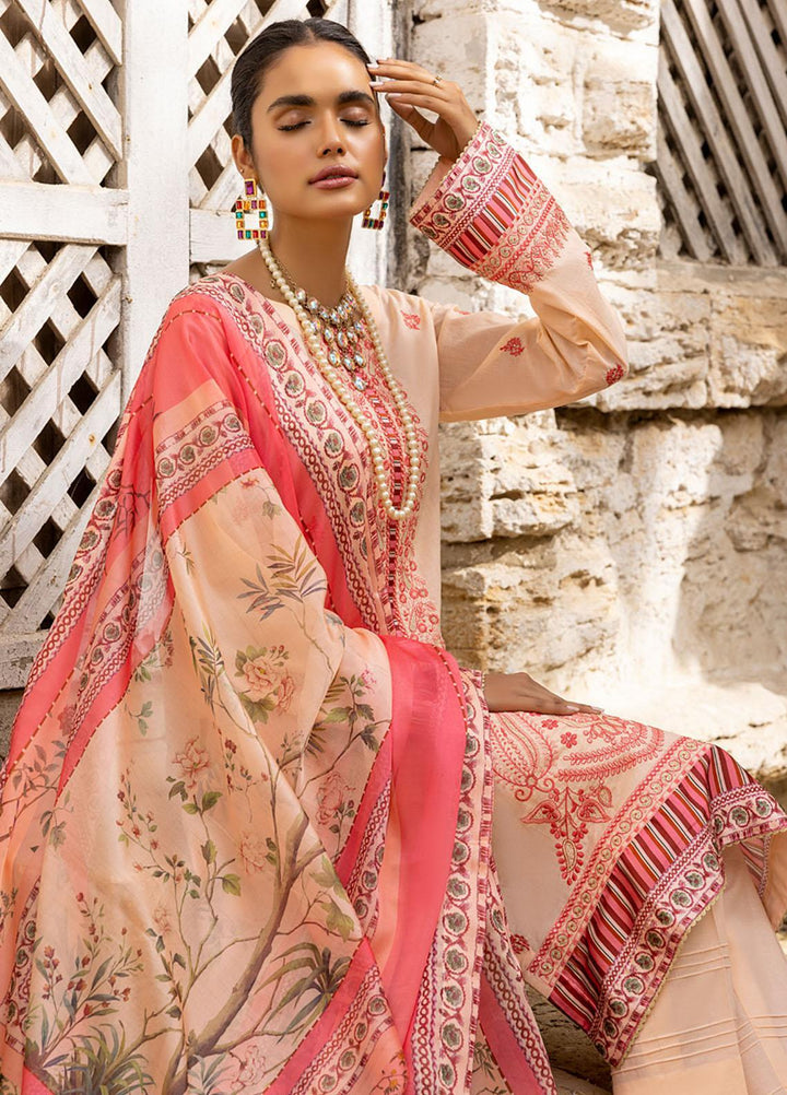 Kalyan By ZS Textiles Embroidered Lawn Suits Unstitched 3 Piece ZS23K D8 - Summer Collection