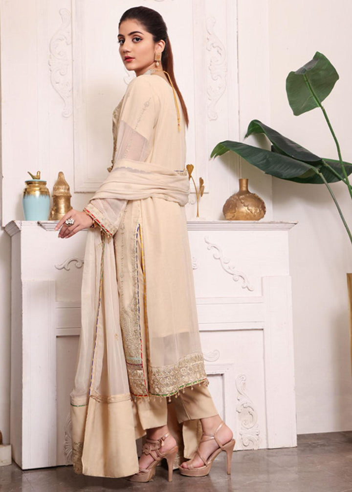 Kalyan By ZS Textiles Embroidered Chiffon Suits Unstitched 3 Piece KLY23C KLC23-2 - Luxury Collection