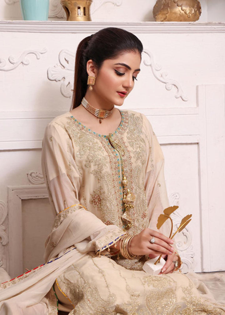 Kalyan By ZS Textiles Embroidered Chiffon Suits Unstitched 3 Piece KLY23C KLC23-2 - Luxury Collection