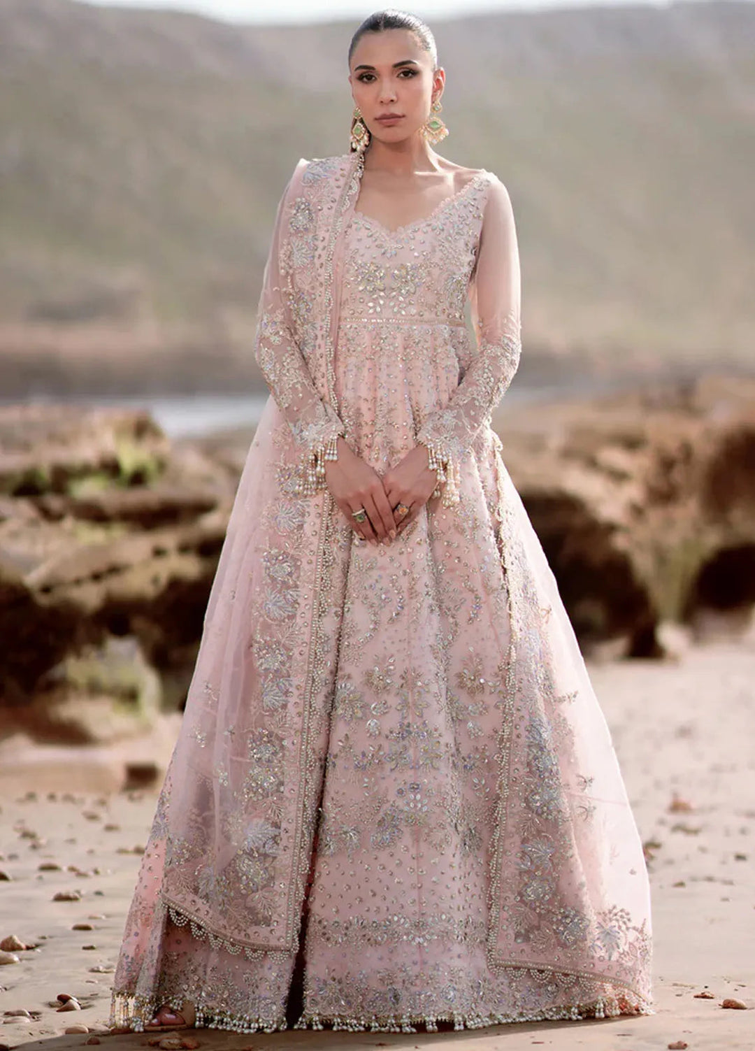Kamari By Emaan Adeel Embroidered Organza Suit Unstitched 3 Piece EA24KR Amour - Formal Collection