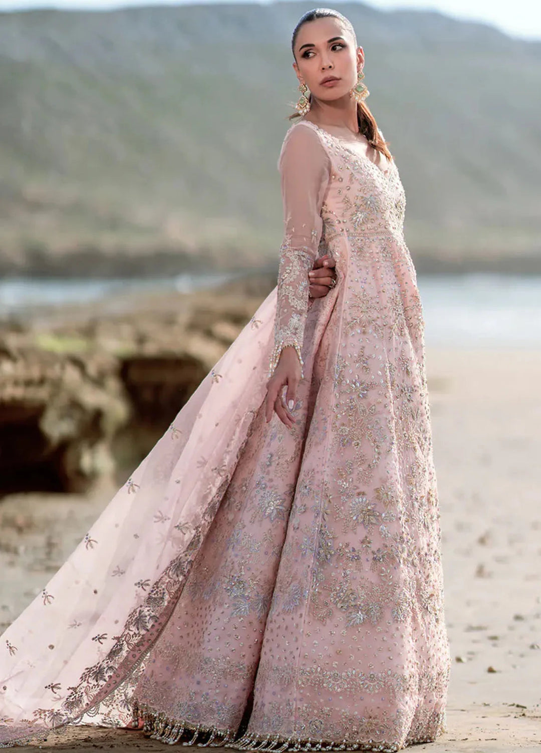 Kamari By Emaan Adeel Embroidered Organza Suit Unstitched 3 Piece EA24KR Amour - Formal Collection