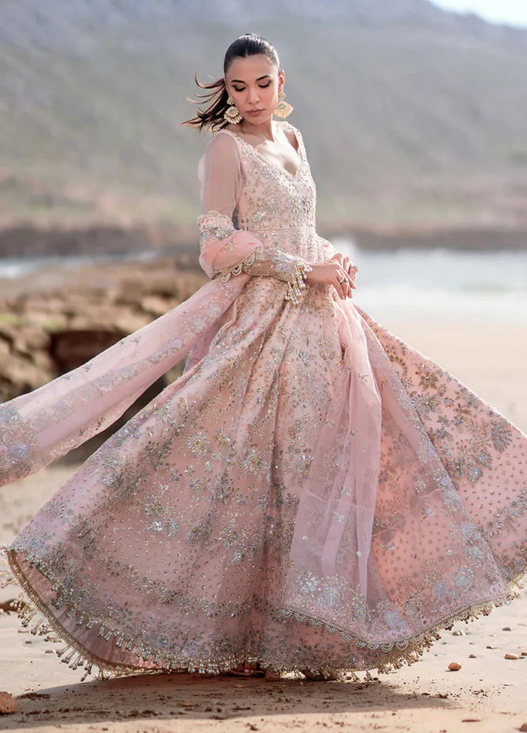 Kamari By Emaan Adeel Embroidered Organza Suit Unstitched 3 Piece EA24KR Amour - Formal Collection