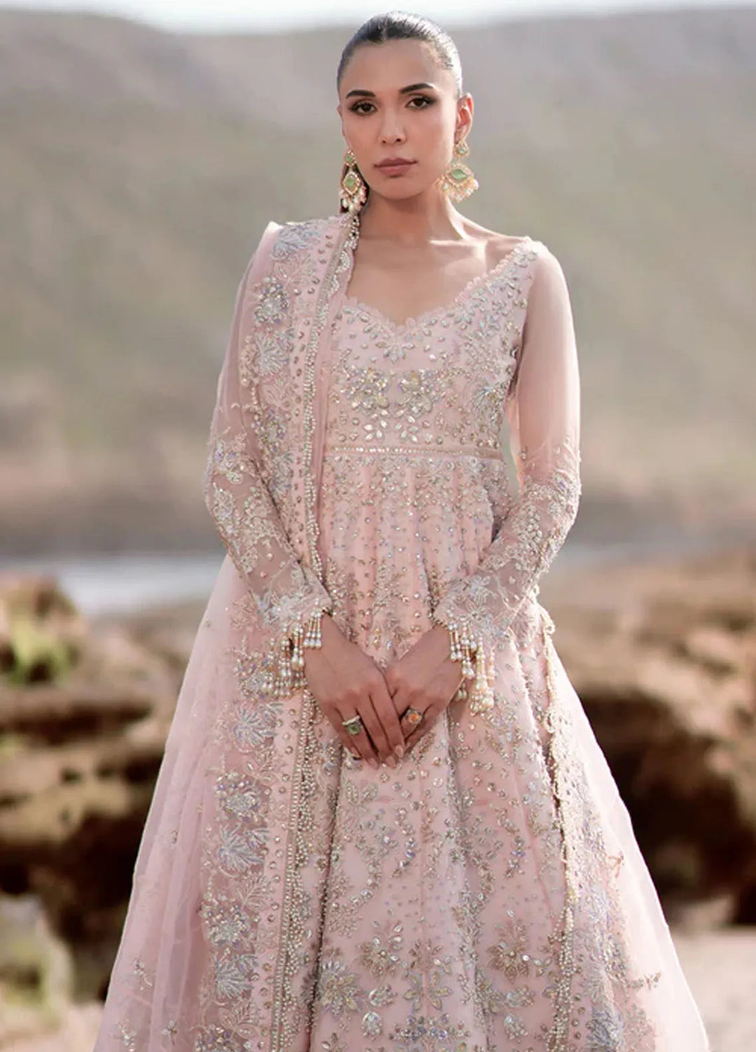 Kamari By Emaan Adeel Embroidered Organza Suit Unstitched 3 Piece EA24KR Amour - Formal Collection