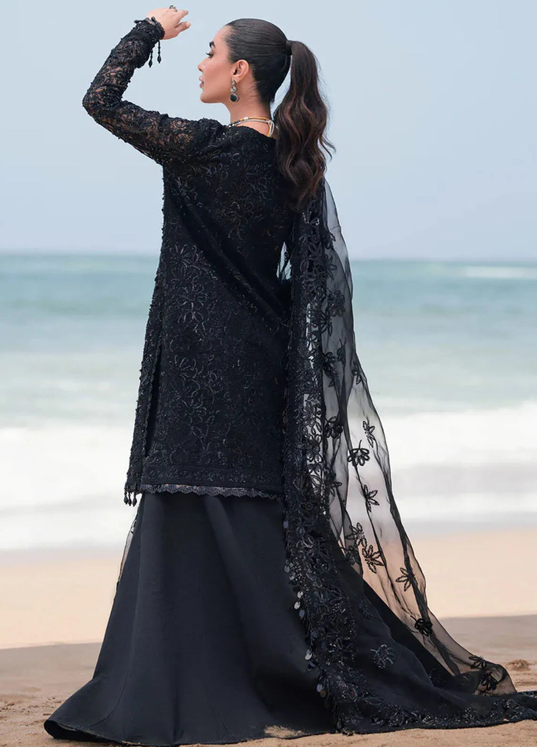 Kamari By Emaan Adeel Embroidered Organza Suit Unstitched 3 Piece EA24KR Cassandra - Formal Collection