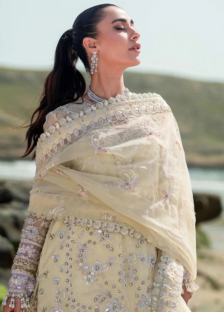 Kamari By Emaan Adeel Embroidered Organza Suit Unstitched 3 Piece EA24KR Ellie - Formal Collection