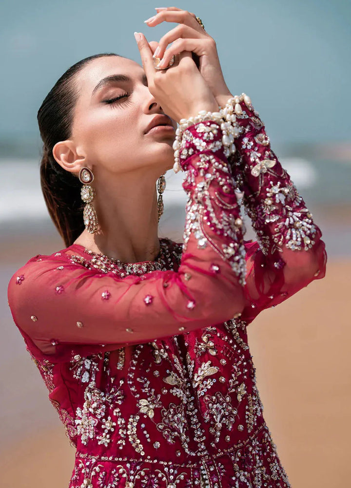 Kamari By Emaan Adeel Embroidered Organza Suit Unstitched 3 Piece EA24KR Flora - Formal Collection