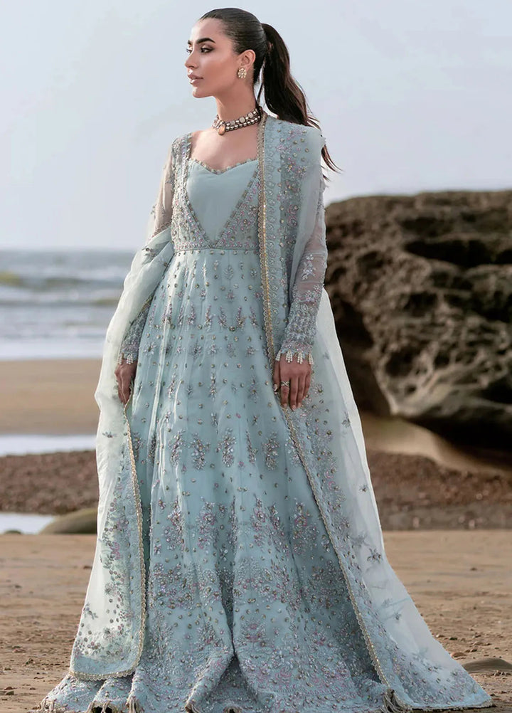 Kamari By Emaan Adeel Embroidered Organza Suit Unstitched 3 Piece EA24KR Lunya - Formal Collection