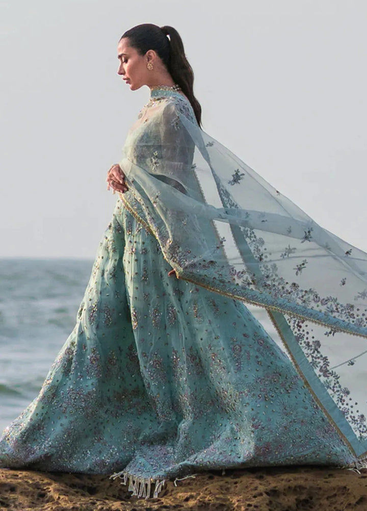 Kamari By Emaan Adeel Embroidered Organza Suit Unstitched 3 Piece EA24KR Lunya - Formal Collection