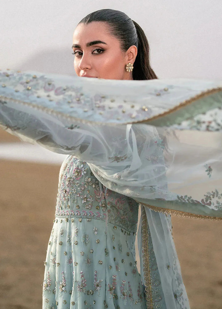 Kamari By Emaan Adeel Embroidered Organza Suit Unstitched 3 Piece EA24KR Lunya - Formal Collection