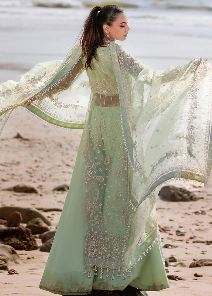 Kamari By Emaan Adeel Embroidered Organza Suit Unstitched 3 Piece EA24KR Noir - Formal Collection