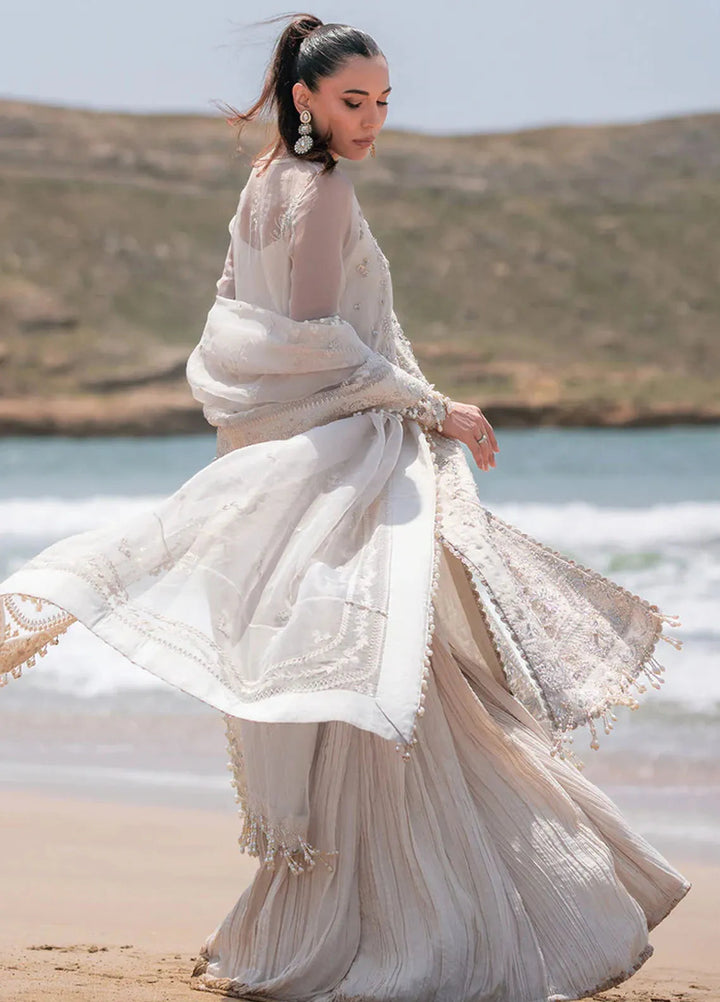 Kamari By Emaan Adeel Embroidered Organza Suit Unstitched 3 Piece EA24KR Nova - Formal Collection