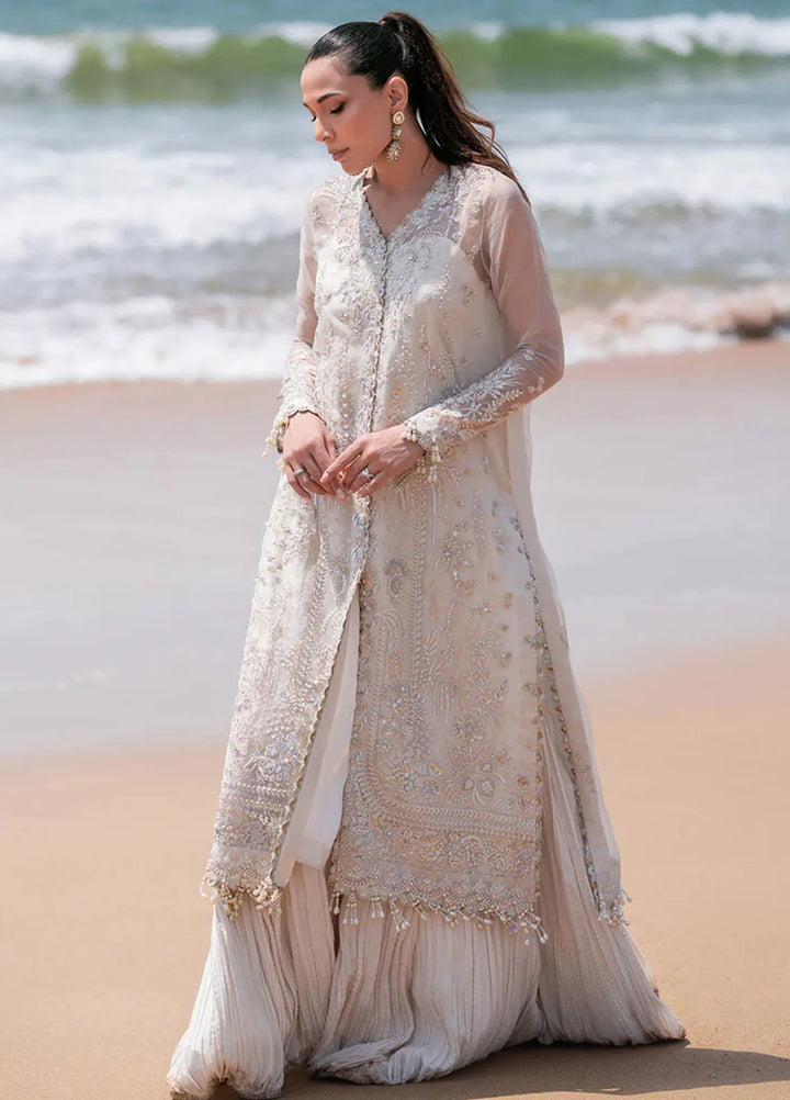 Kamari By Emaan Adeel Embroidered Organza Suit Unstitched 3 Piece EA24KR Nova - Formal Collection