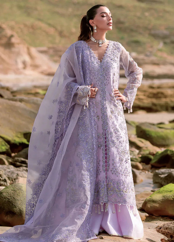 Kamari By Emaan Adeel Embroidered Organza Suit Unstitched 3 Piece EA24KR Selina - Formal Collection