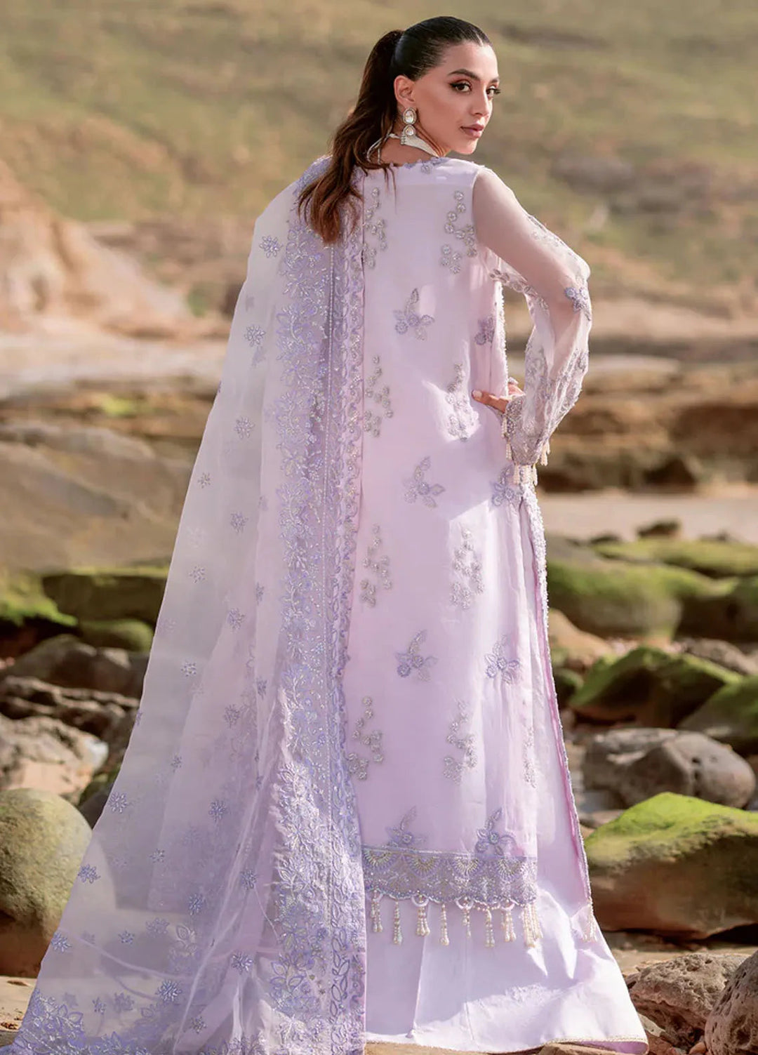 Kamari By Emaan Adeel Embroidered Organza Suit Unstitched 3 Piece EA24KR Selina - Formal Collection