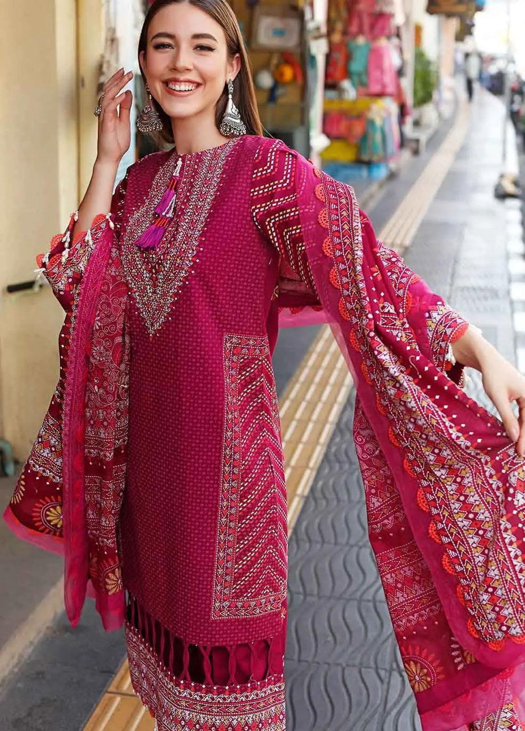 Kantha By Gul Ahmed Printed Lawn Suits Unstitched 3 Piece DN-22062 A - Summer Collection