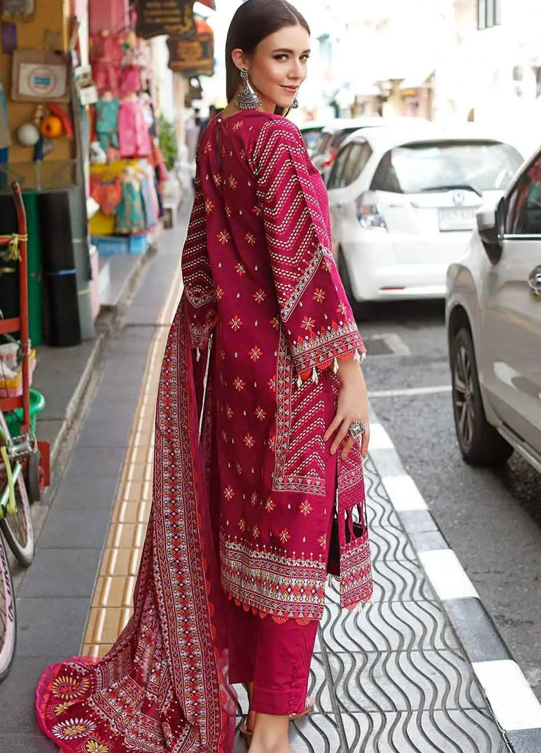 Kantha By Gul Ahmed Printed Lawn Suits Unstitched 3 Piece DN-22062 A - Summer Collection