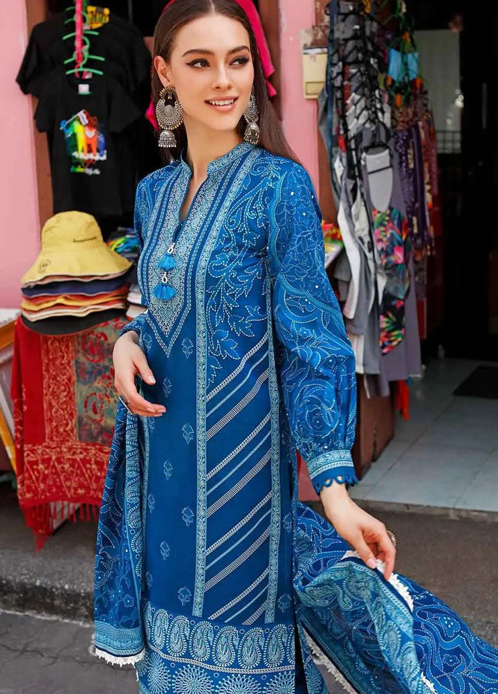 Kantha By Gul Ahmed Printed Lawn Suits Unstitched 3 Piece DN-22063 A - Summer Collection