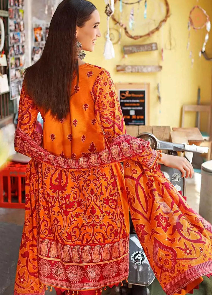 Kantha By Gul Ahmed Printed Lawn Suits Unstitched 3 Piece DN-22063 B - Summer Collection