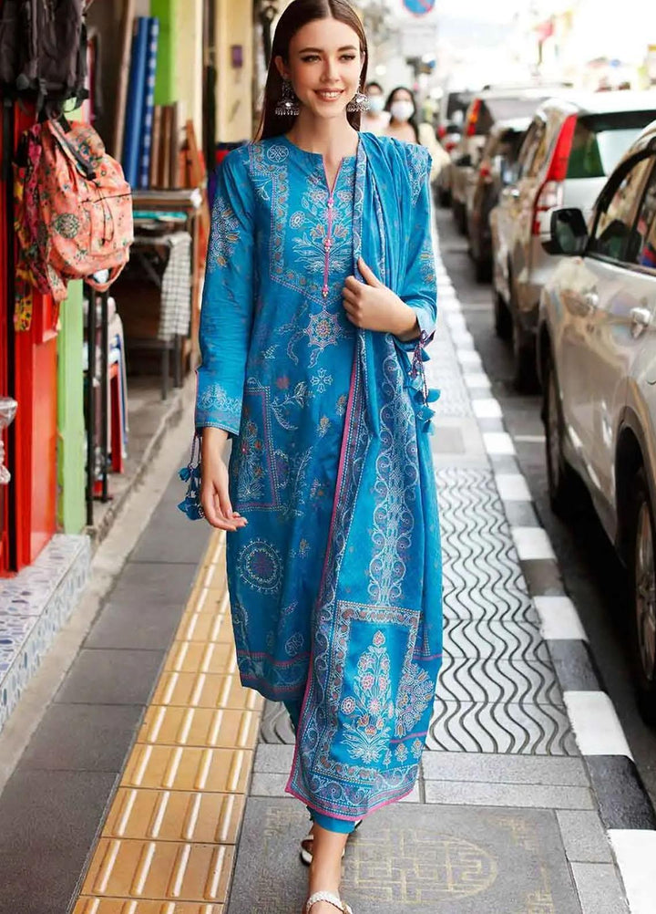 Kantha By Gul Ahmed Printed Lawn Suits Unstitched 3 Piece DN-22064 A - Summer Collection