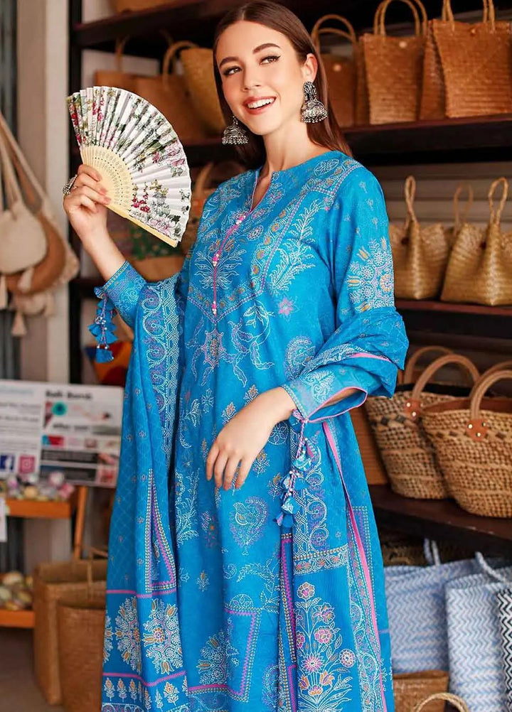 Kantha By Gul Ahmed Printed Lawn Suits Unstitched 3 Piece DN-22064 A - Summer Collection