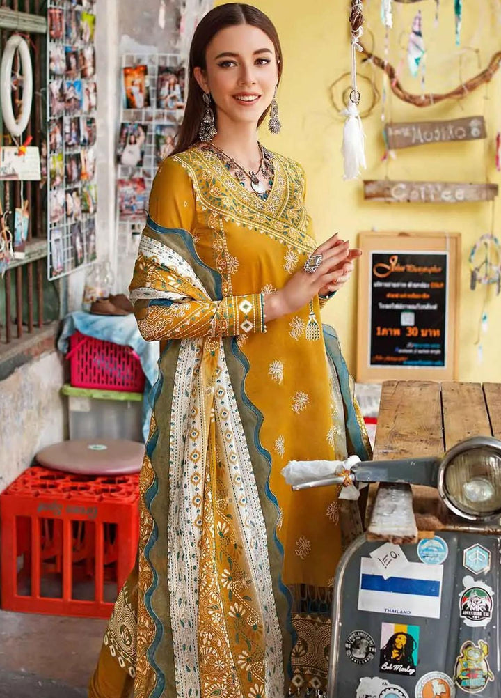 Kantha By Gul Ahmed Printed Lawn Suits Unstitched 3 Piece DN-22065 A - Summer Collection