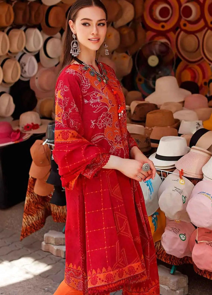 Kantha By Gul Ahmed Printed Lawn Suits Unstitched 3 Piece DN-22066 A - Summer Collection