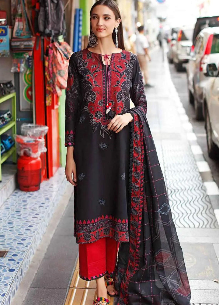 Kantha By Gul Ahmed Printed Lawn Suits Unstitched 3 Piece DN-22066 B - Summer Collection