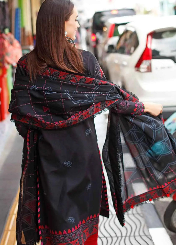 Kantha By Gul Ahmed Printed Lawn Suits Unstitched 3 Piece DN-22066 B - Summer Collection