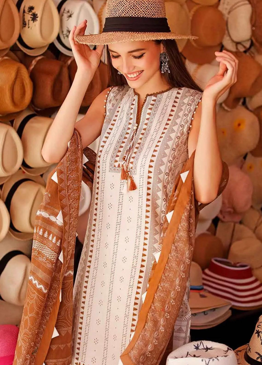 Kantha By Gul Ahmed Printed Lawn Suits Unstitched 2 Piece TL-22028 A - Summer Collection