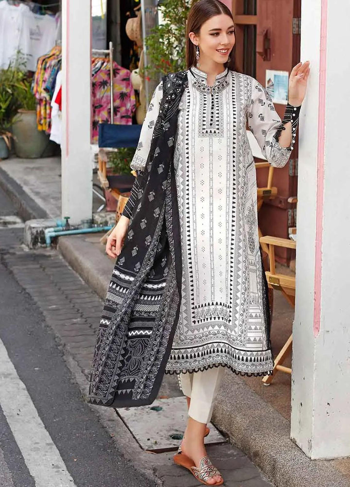 Kantha By Gul Ahmed Printed Lawn Suits Unstitched 2 Piece TL-22028 B - Summer Collection