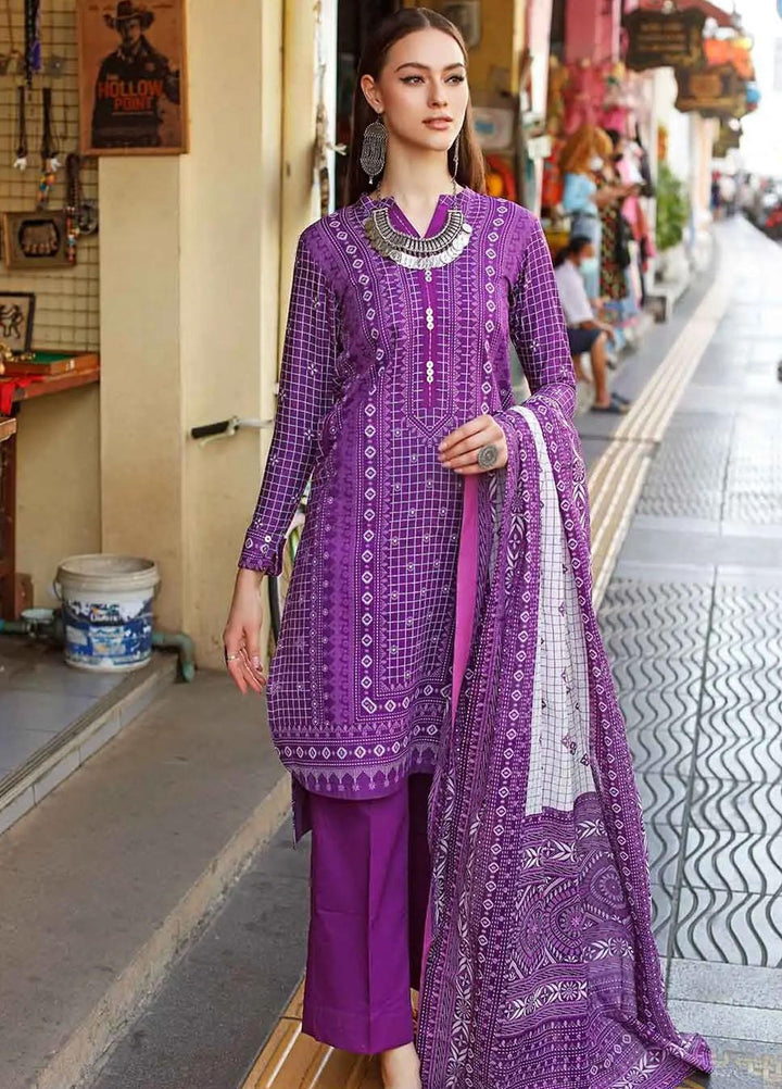 Kantha By Gul Ahmed Printed Lawn Suits Unstitched 2 Piece TL-22029 A - Summer Collection