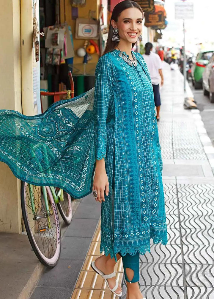Kantha By Gul Ahmed Printed Lawn Suits Unstitched 2 Piece TL-22029 B - Summer Collection