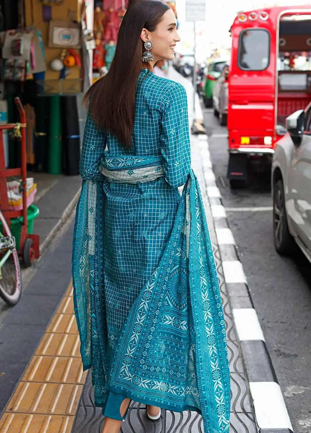 Kantha By Gul Ahmed Printed Lawn Suits Unstitched 2 Piece TL-22029 B - Summer Collection