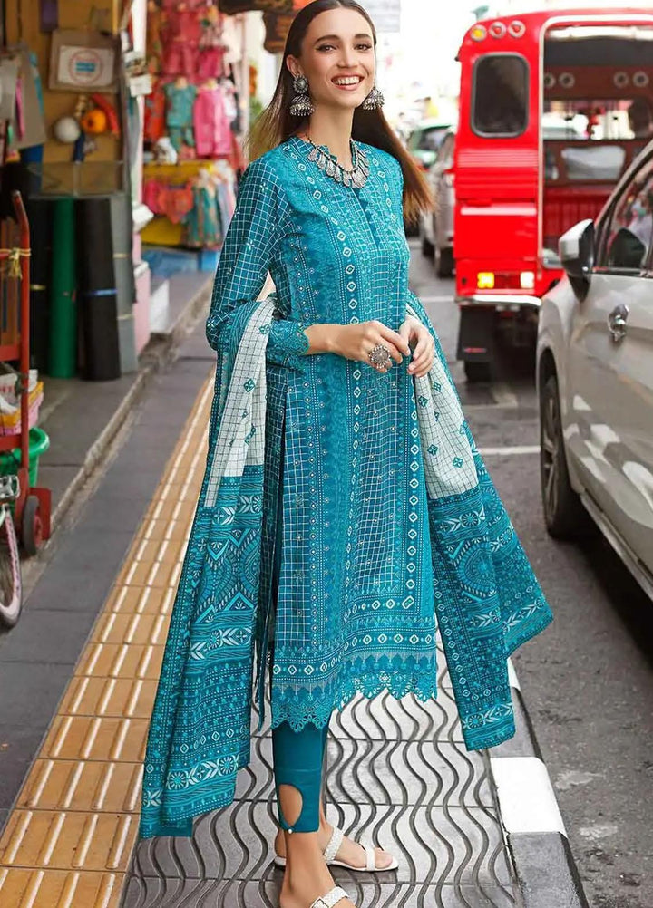 Kantha By Gul Ahmed Printed Lawn Suits Unstitched 2 Piece TL-22029 B - Summer Collection