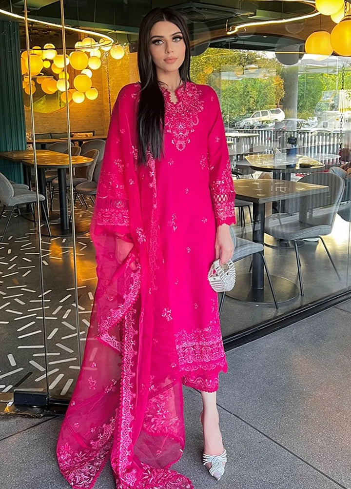 Kanwal Malik Pret Embroidered Lawn 3 Piece Suit Natalia