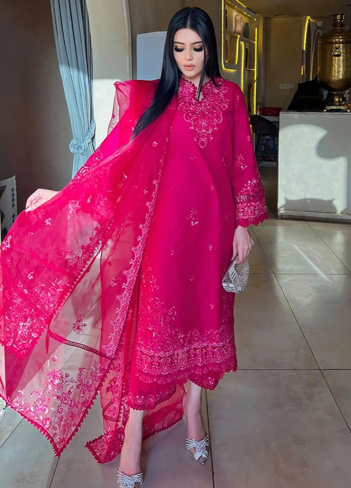 Kanwal Malik Pret Embroidered Lawn 3 Piece Suit Natalia