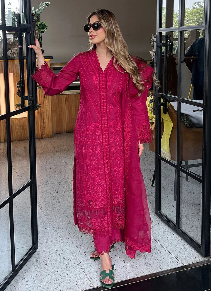 Kanwal Malik Pret Embroidered Lawn 3 Piece Suit Paula