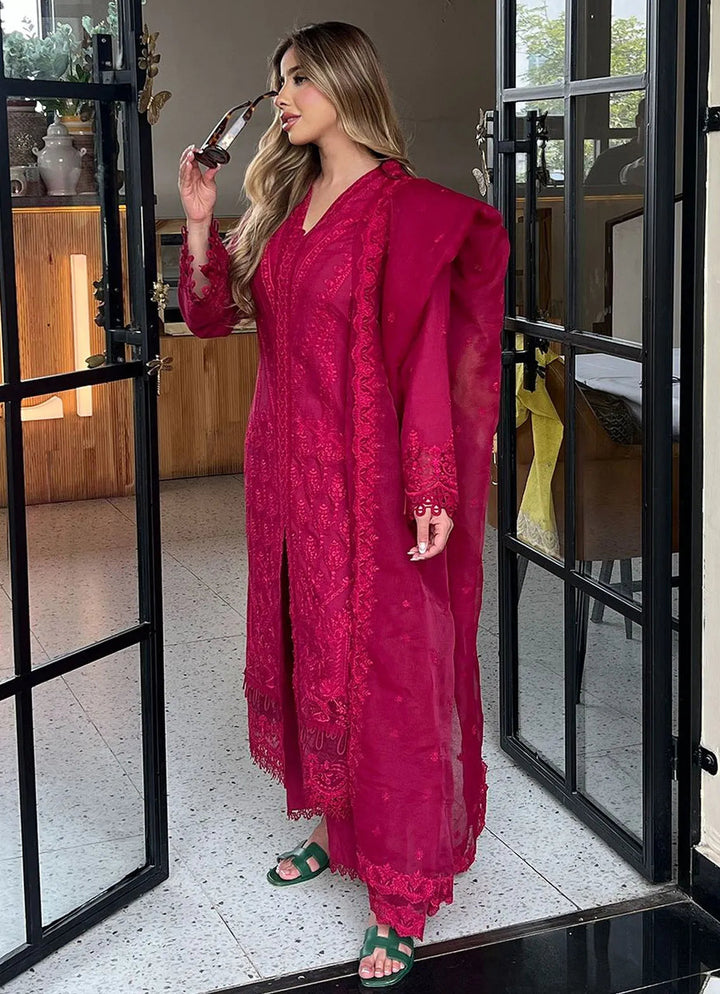 Kanwal Malik Pret Embroidered Lawn 3 Piece Suit Paula