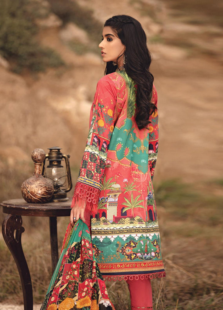 Karvaan by Jazmin Embroidered Lawn Suits Unstitched 3 Piece JZ21K 03 Mahay - Luxury Collection