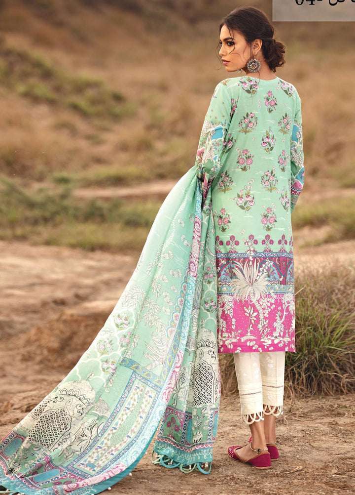 Karvaan by Jazmin Embroidered Lawn Suits Unstitched 3 Piece JZ21K 04 Qabail - Luxury Collection