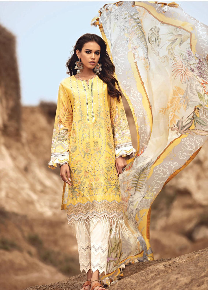 Karvaan by Jazmin Embroidered Lawn Suits Unstitched 3 Piece JZ21K 09 Banjara - Luxury Collection