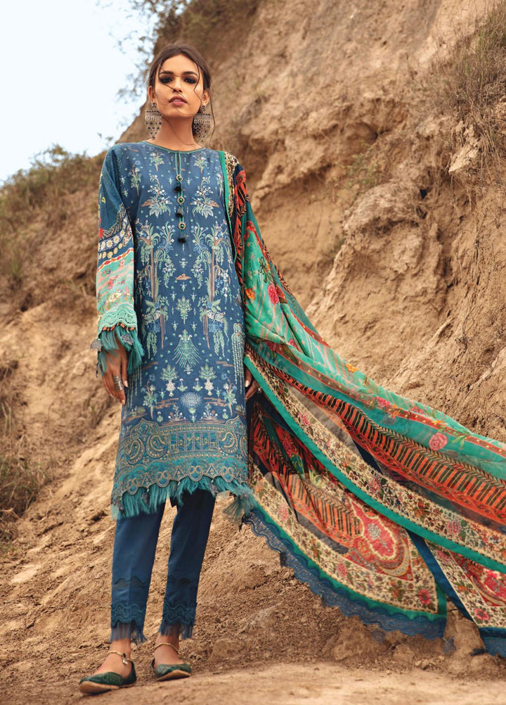Karvaan by Jazmin Embroidered Lawn Suits Unstitched 3 Piece JZ21K 13 Bilma - Luxury Collection