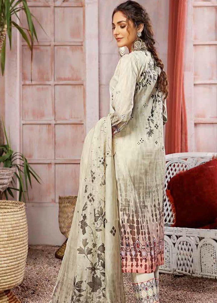 Kashaf by Aalaya Embroidered Lawn Suits Unstitched 3 Piece ALY22K D/04 - Summer Collection
