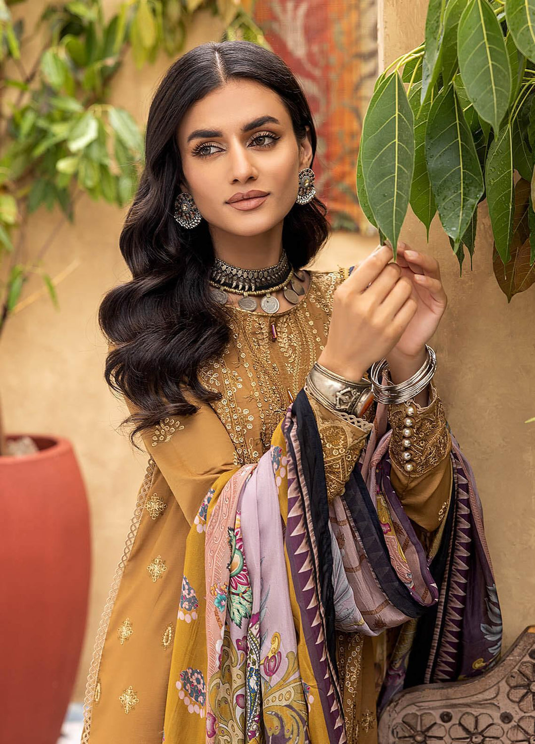 Kastoori By Awwal Embroidered Chikankari Lawn Suits Unstitched 3 Piece AW23K D-03 Ethereal - Summer Collection